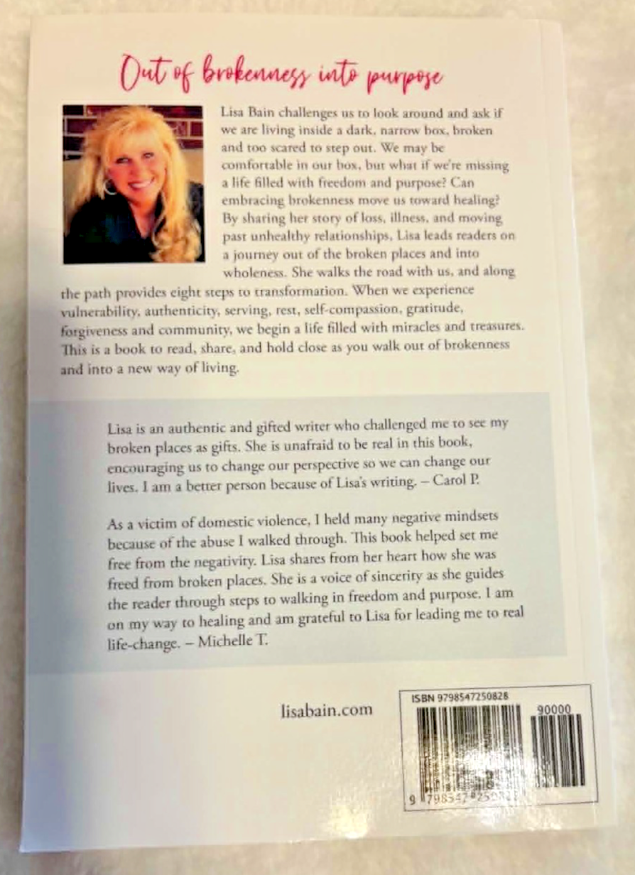 It's Better Out Here: Stepping Out of Your Brokenness... - Paperback- Like New