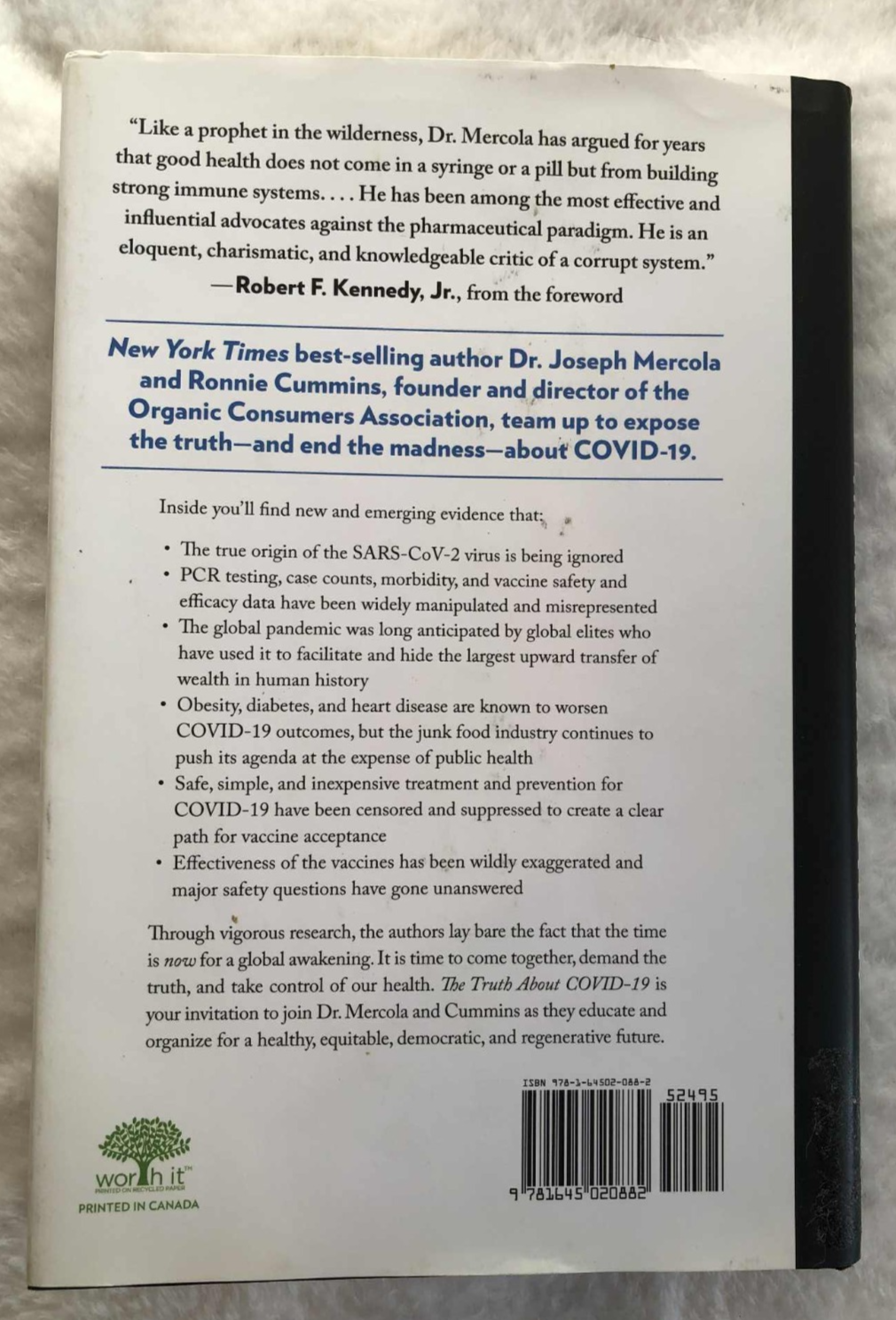 The Truth About COVID-19: Exposing The Great Reset - Hardback - Good Condition
