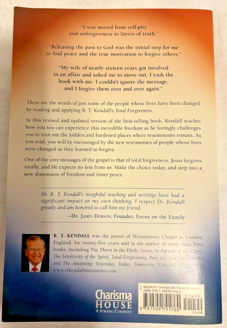 Total Forgiveness -- Paperback -- Like New Condition