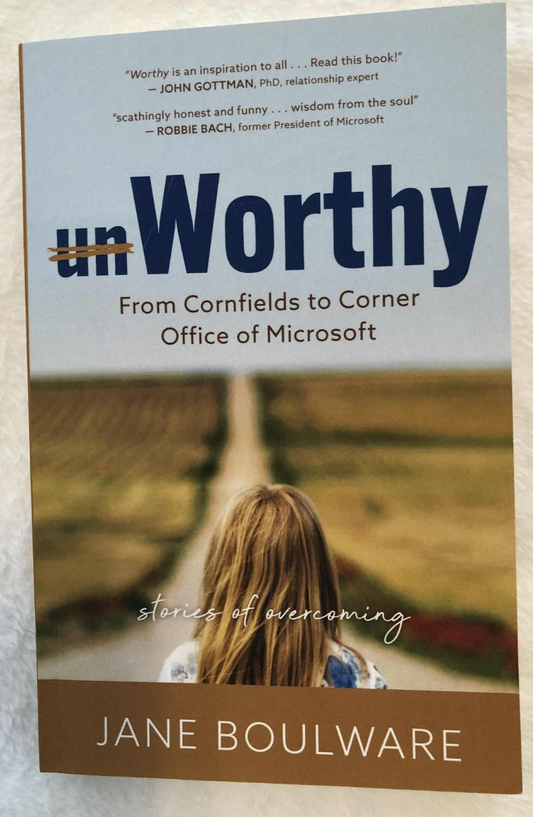 Worthy:From Cornfields to Corner Office of Microsoft, Overcoming- Paperback Good