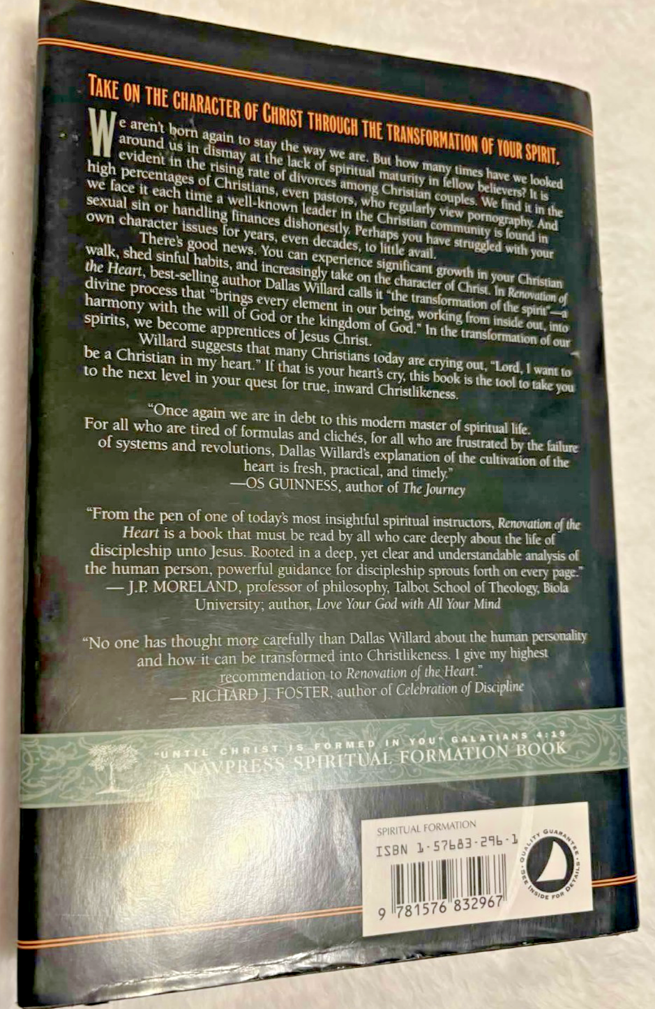 Renovation of the Heart: Putting on the Character of Christ - Hardcover - Good
