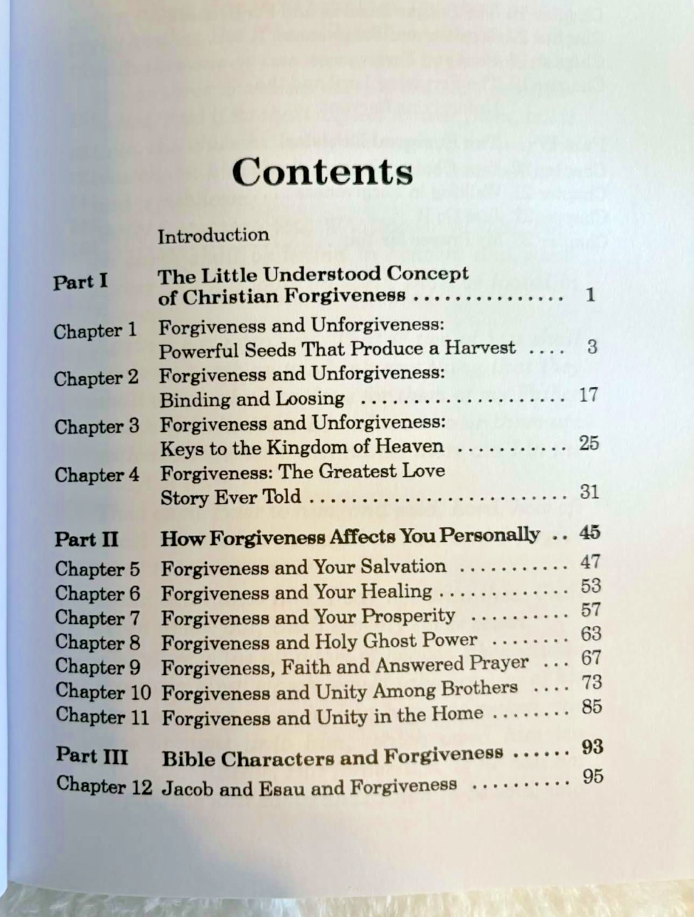 Forgiveness: Key to the Kingdom  -- Paperback -- Like New
