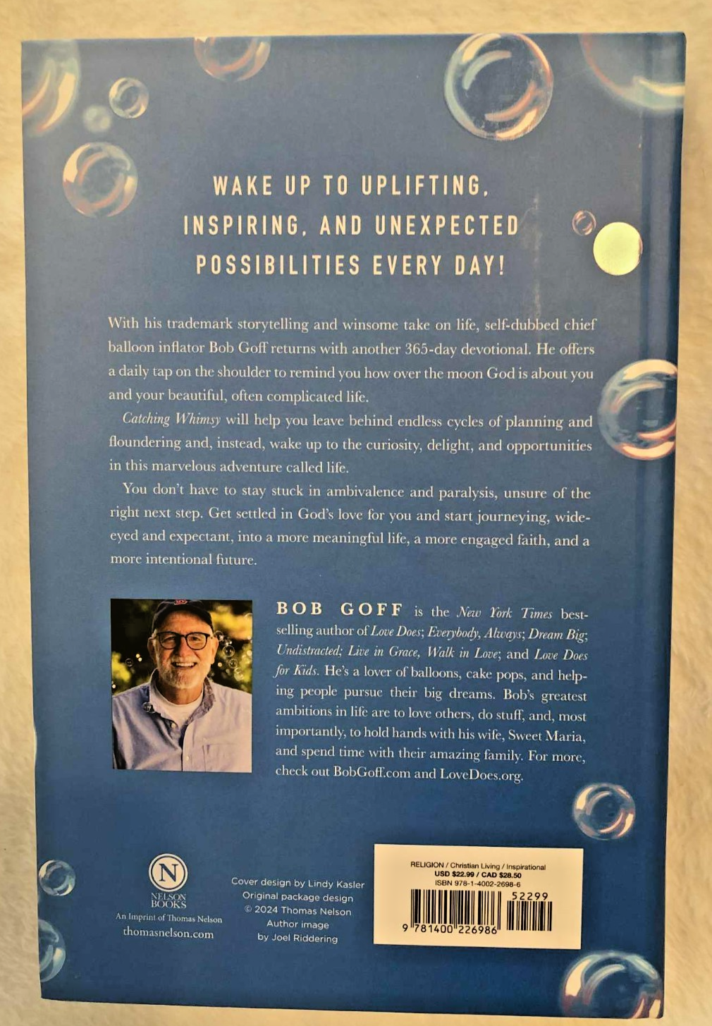 Catching Whimsy: 365 Days of Possibility (A Daily Devotional) Hardback- Like New