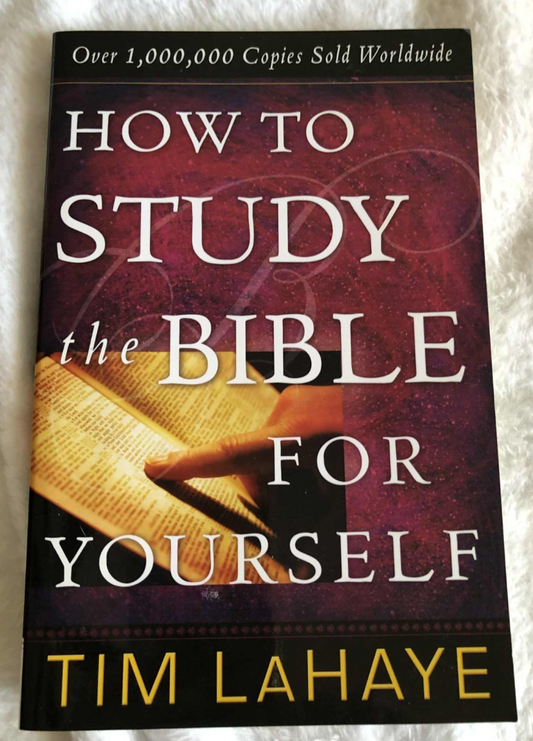 How to Study the Bible for Yourself  - Paperback - Good Condition