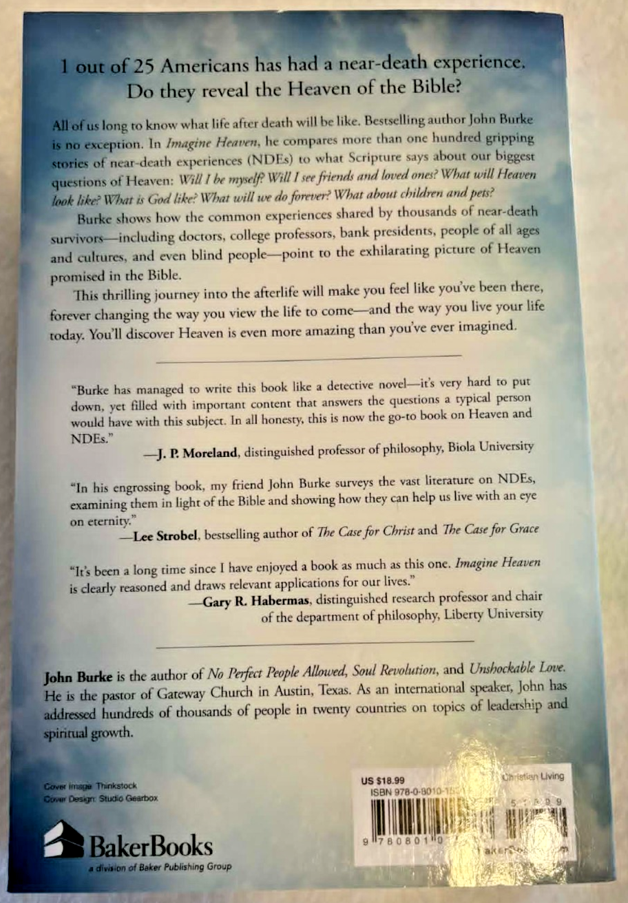 Imagine Heaven: Near-Death Experiences... -- Paperback -- Like New