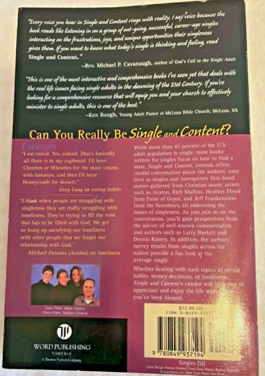 Single and Content: Experiencing Singleness in a Paired-off World - Paperback