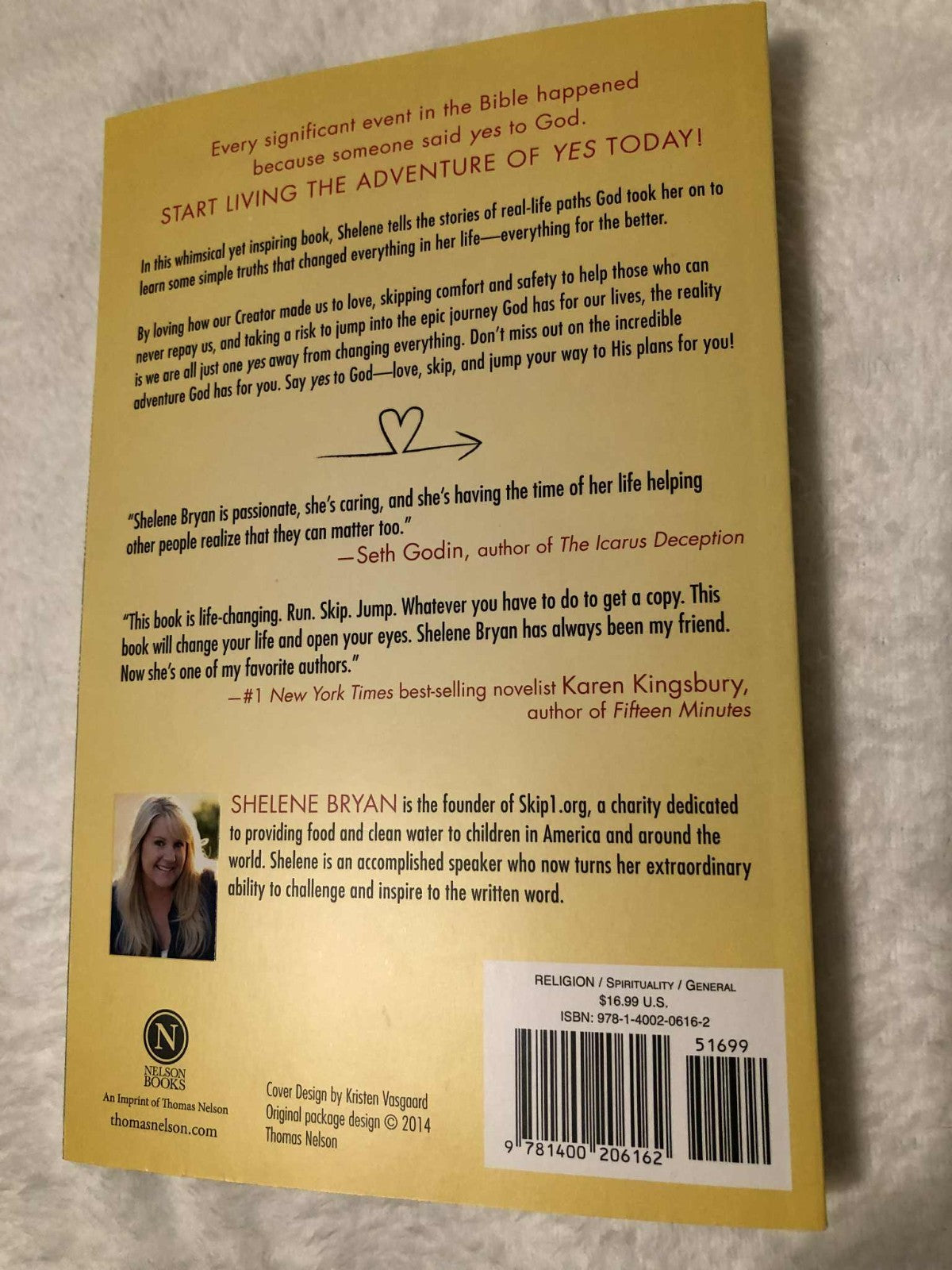 Love, Skip, Jump: Start Living the Adventure of Yes -  Paperback - Like New