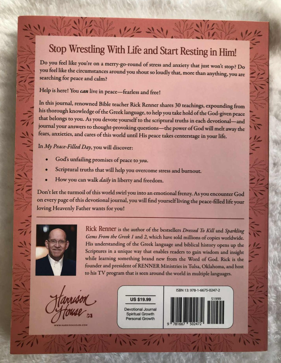 My Peace-Filled Day: A Sparkling Gems From the Greek Guided Devotional Journal