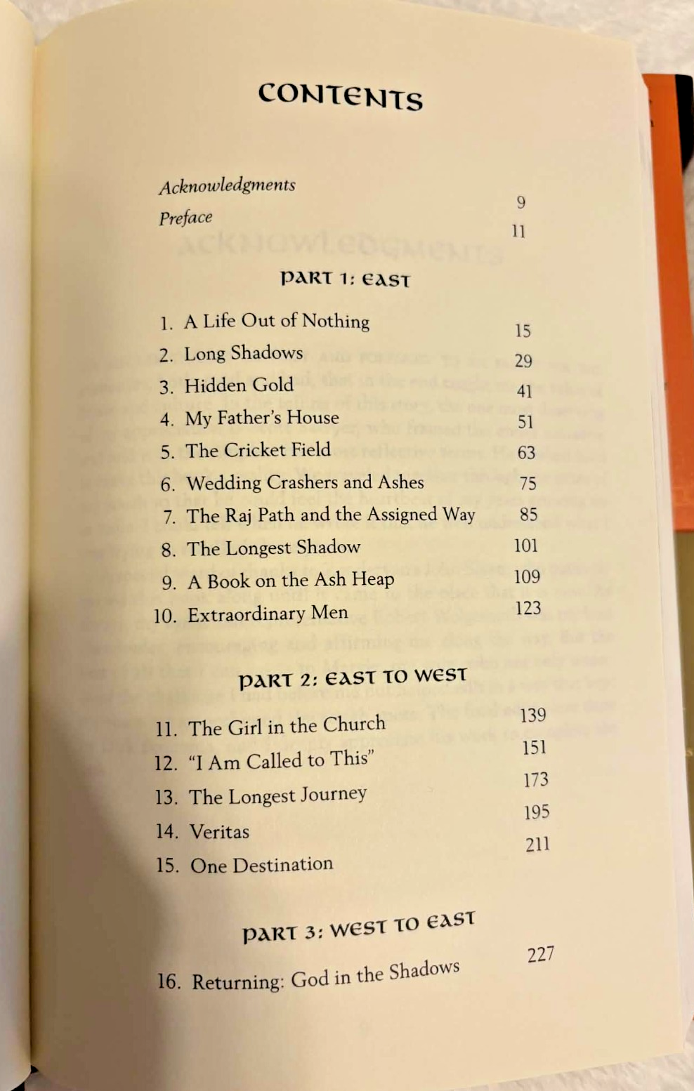 Walking from East to West: God in the Shadows - Hard Cover - Like New