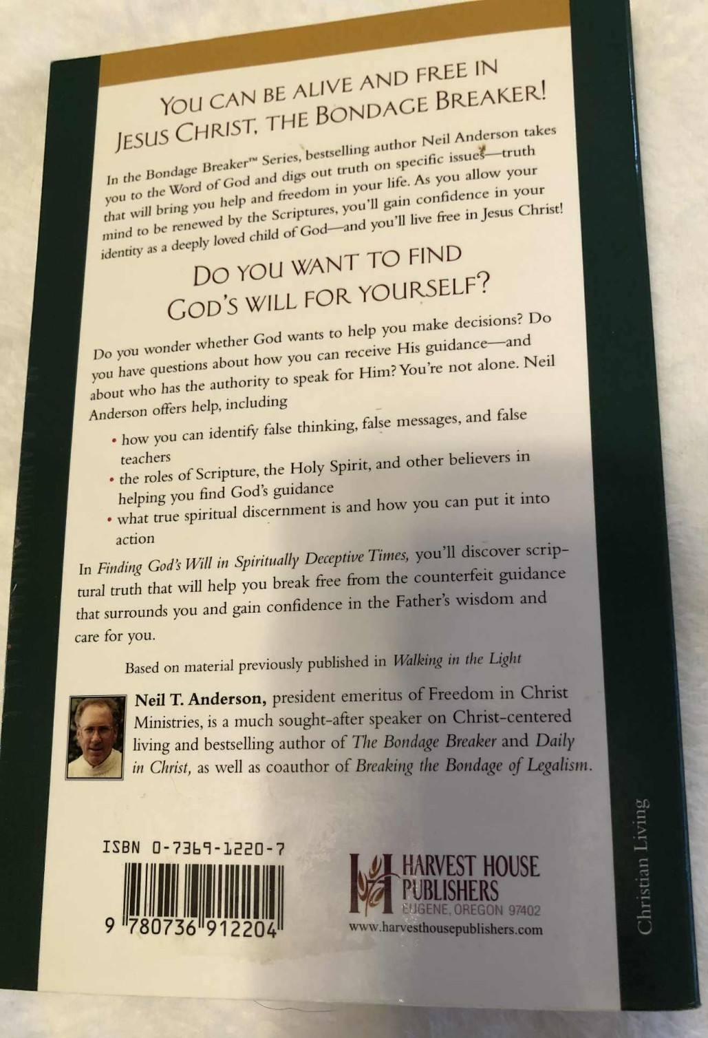 Finding God's Will in Spiritually Deceptive Time - Paperback - Like New