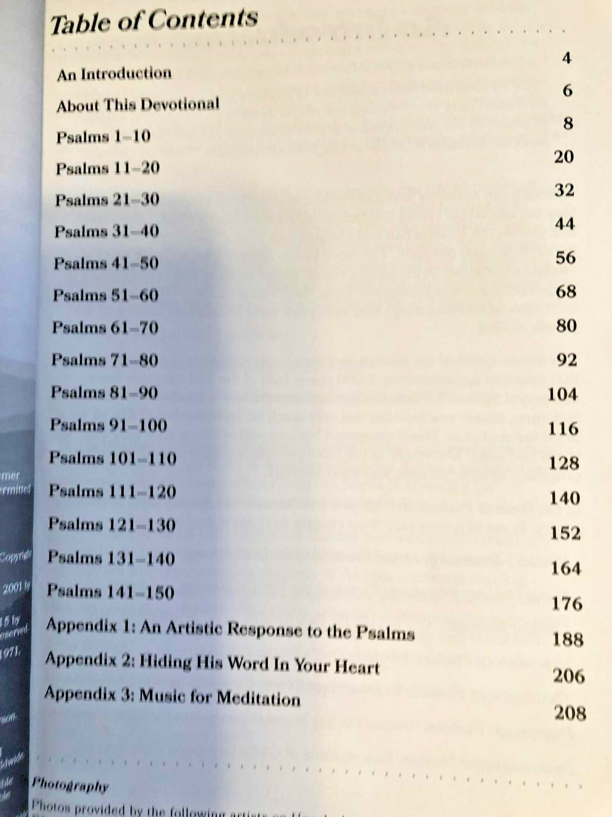 The Book of Psalms - 150 Devotions & Reflections - Paperback - Good